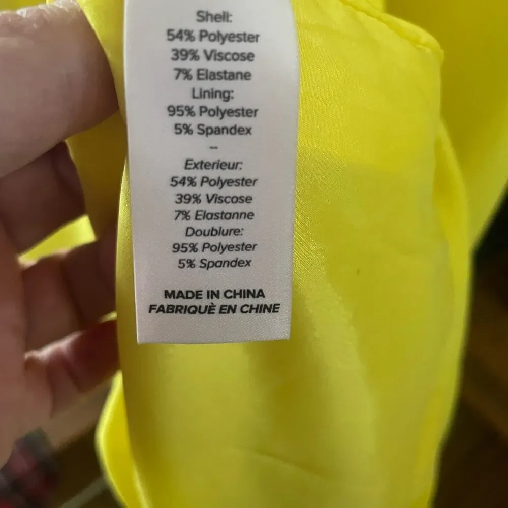 Cinq a Sept mini yellow dress